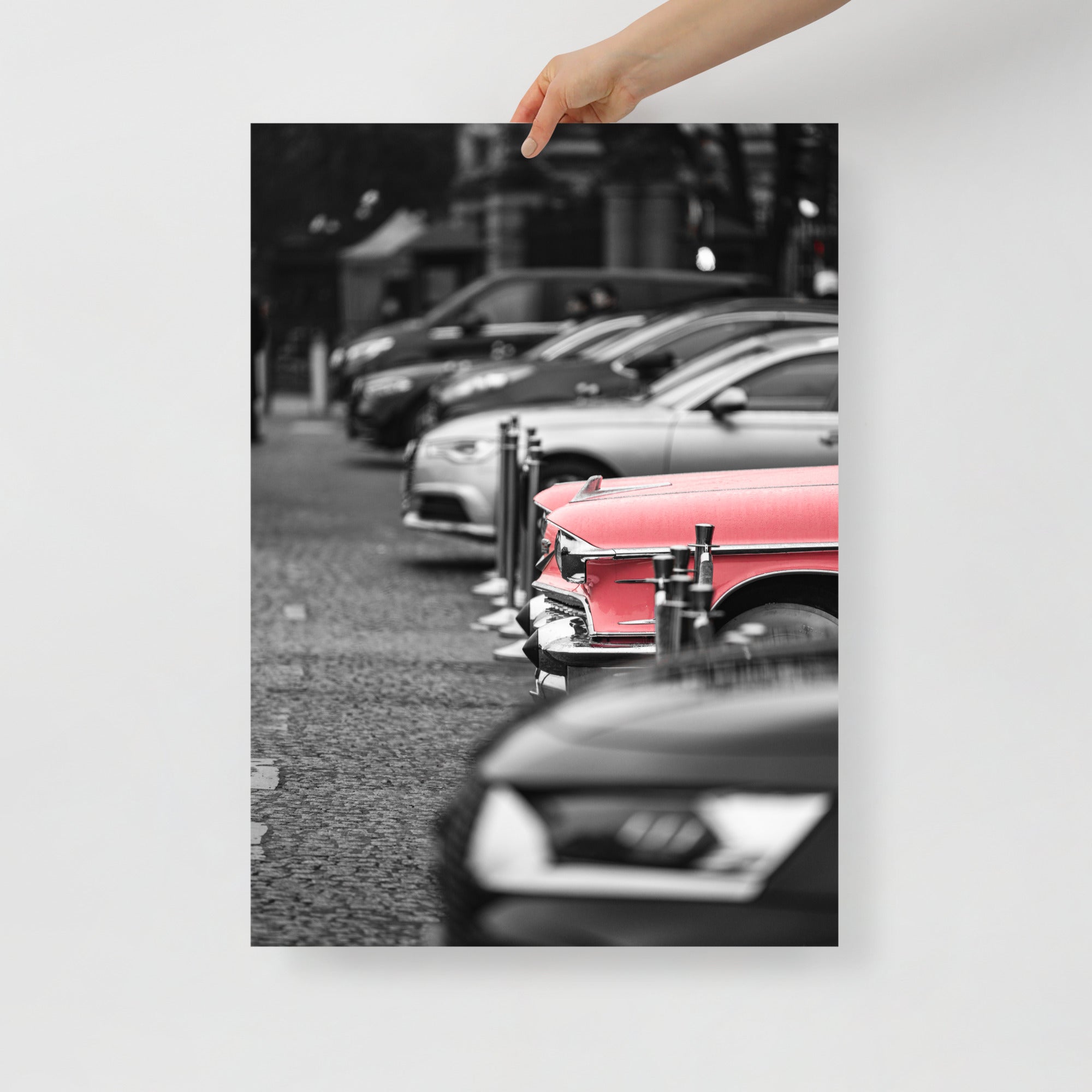Poster mural - Cadillac Eldorado – Photographie de voiture – Poster photo, poster XXL, Photo d’art, photographie murale et des posters muraux des photographies de rue unique au monde. La boutique de posters créée par un Photographe français.