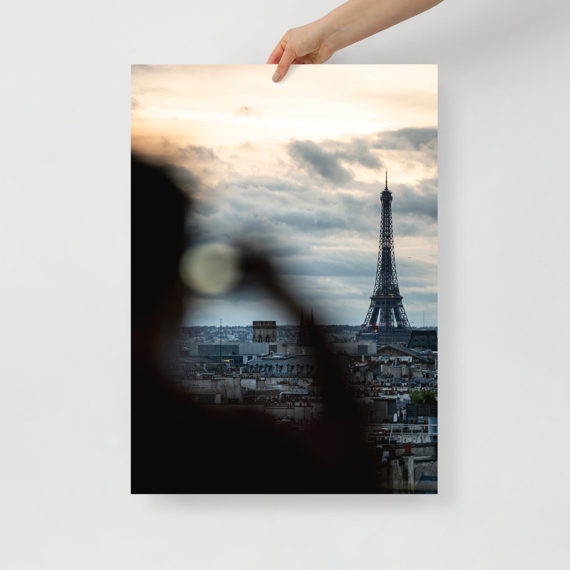 Poster mural - Vue du centre Pompidou – Photographie Paris – Poster photographie, photographie murale et des posters muraux unique au monde. La boutique de posters créée par Yann Peccard un Photographe français.