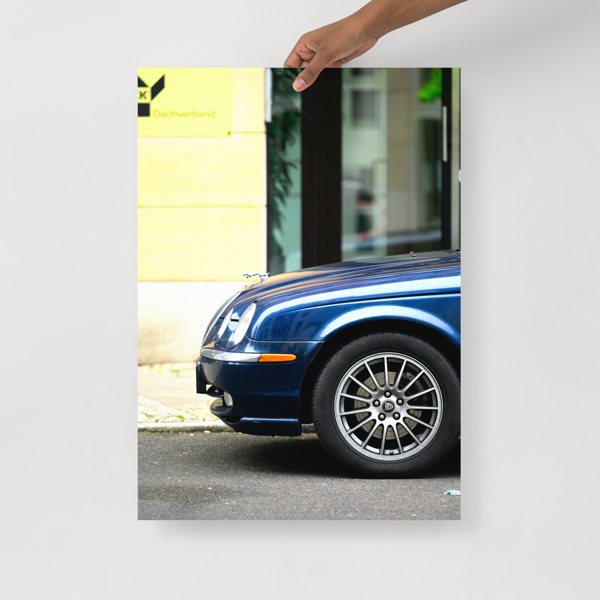 Poster mural - Jaguar s-type – Photographie de voiture – Poster photo, poster XXL, Photo d’art, photographie murale et des posters muraux des photographies de rue unique au monde. La boutique de posters créée par un Photographe français.