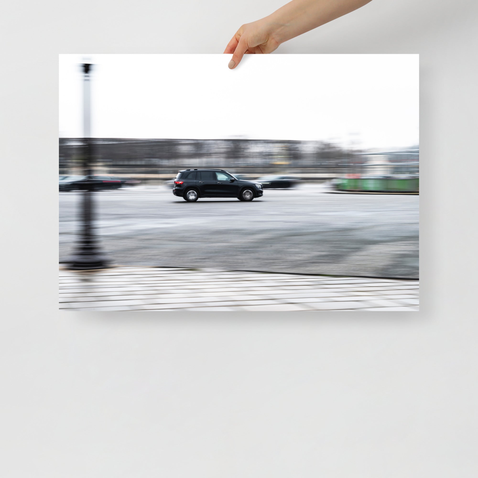 Poster mural - Mercedes GLB – Photographie de voiture – Poster photo, poster XXL, photographie murale et des posters muraux unique au monde. La boutique de posters créée par Yann Peccard un Photographe français.