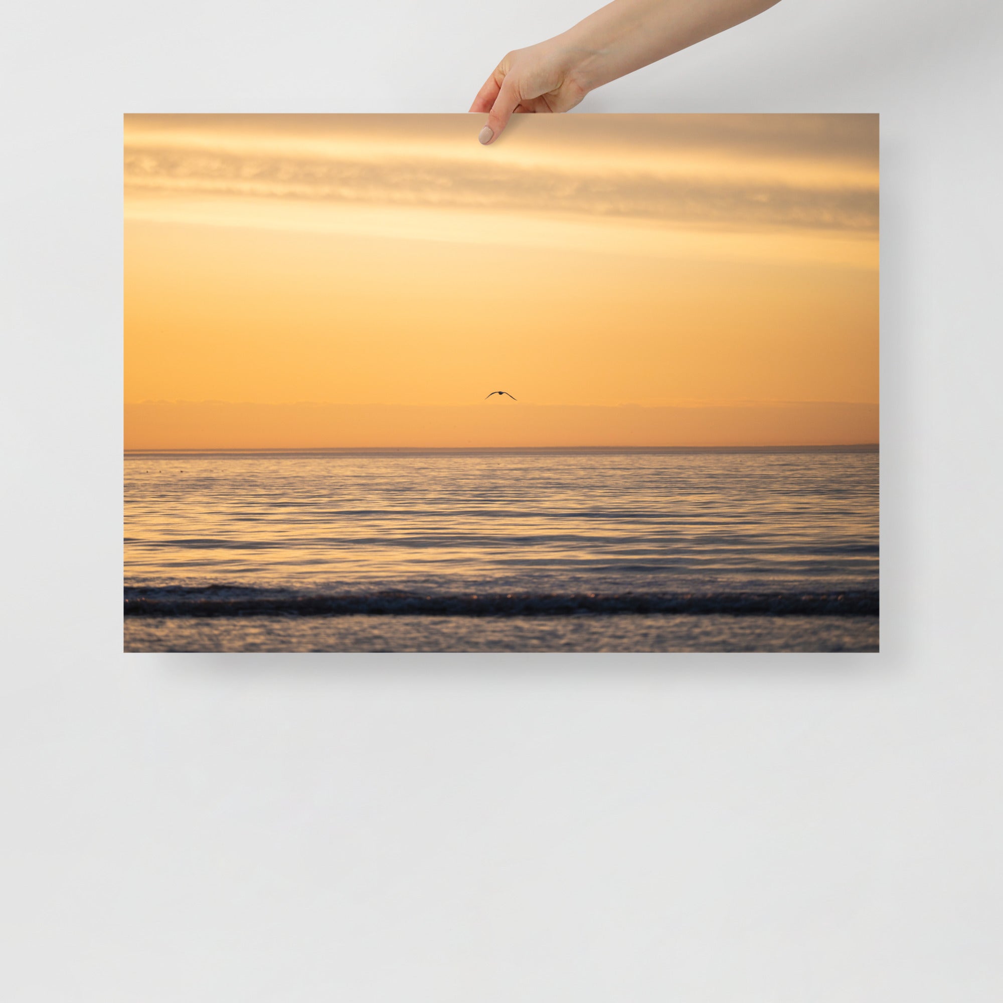 Poster XXL Plage du coucher du soleil