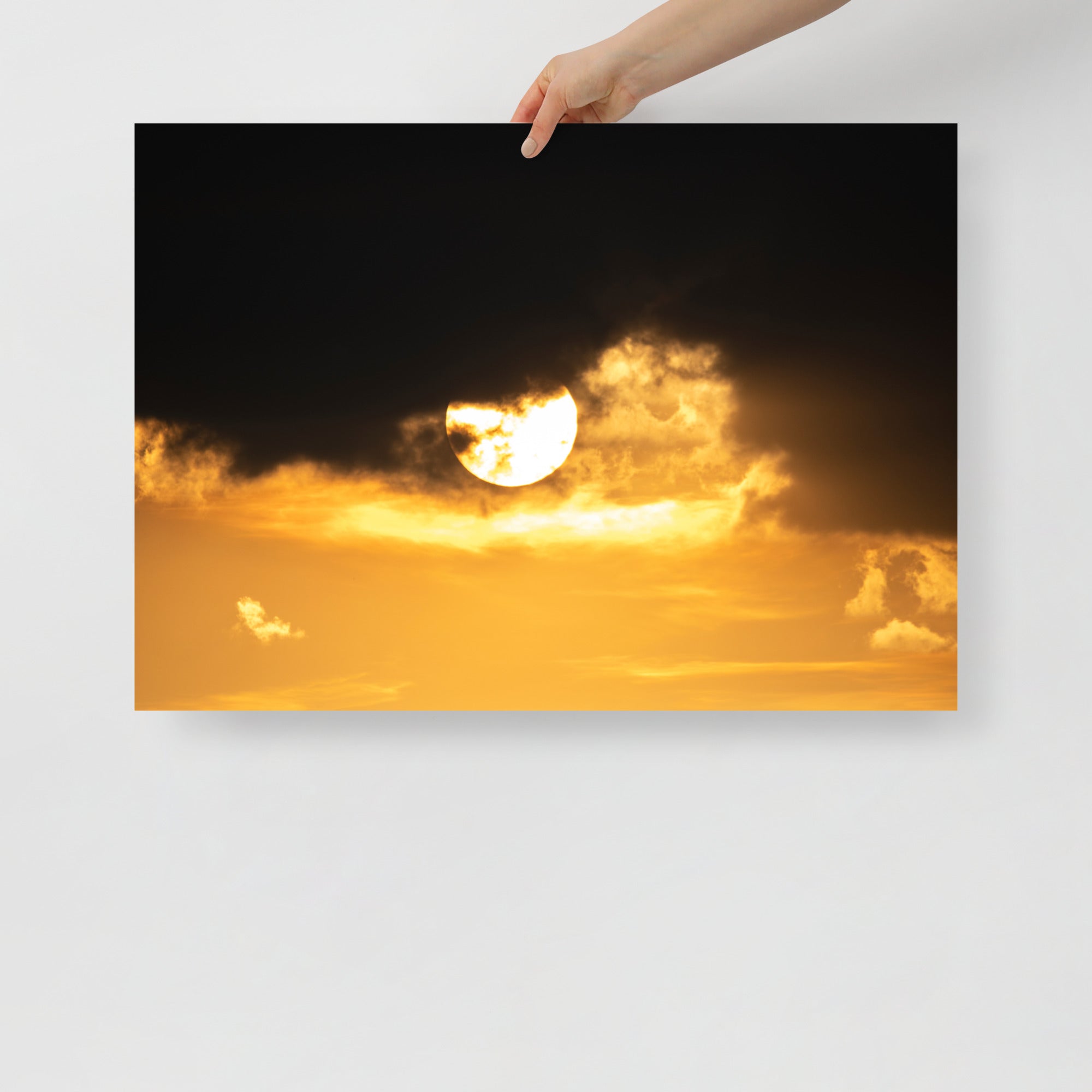 Poster mural - Coucher de soleil N04 – Photographie coucher de soleil – Poster photo, poster XXL, Photo d’art, photographie murale et des posters muraux des photographies de rue unique au monde. La boutique de posters créée par un Photographe français.