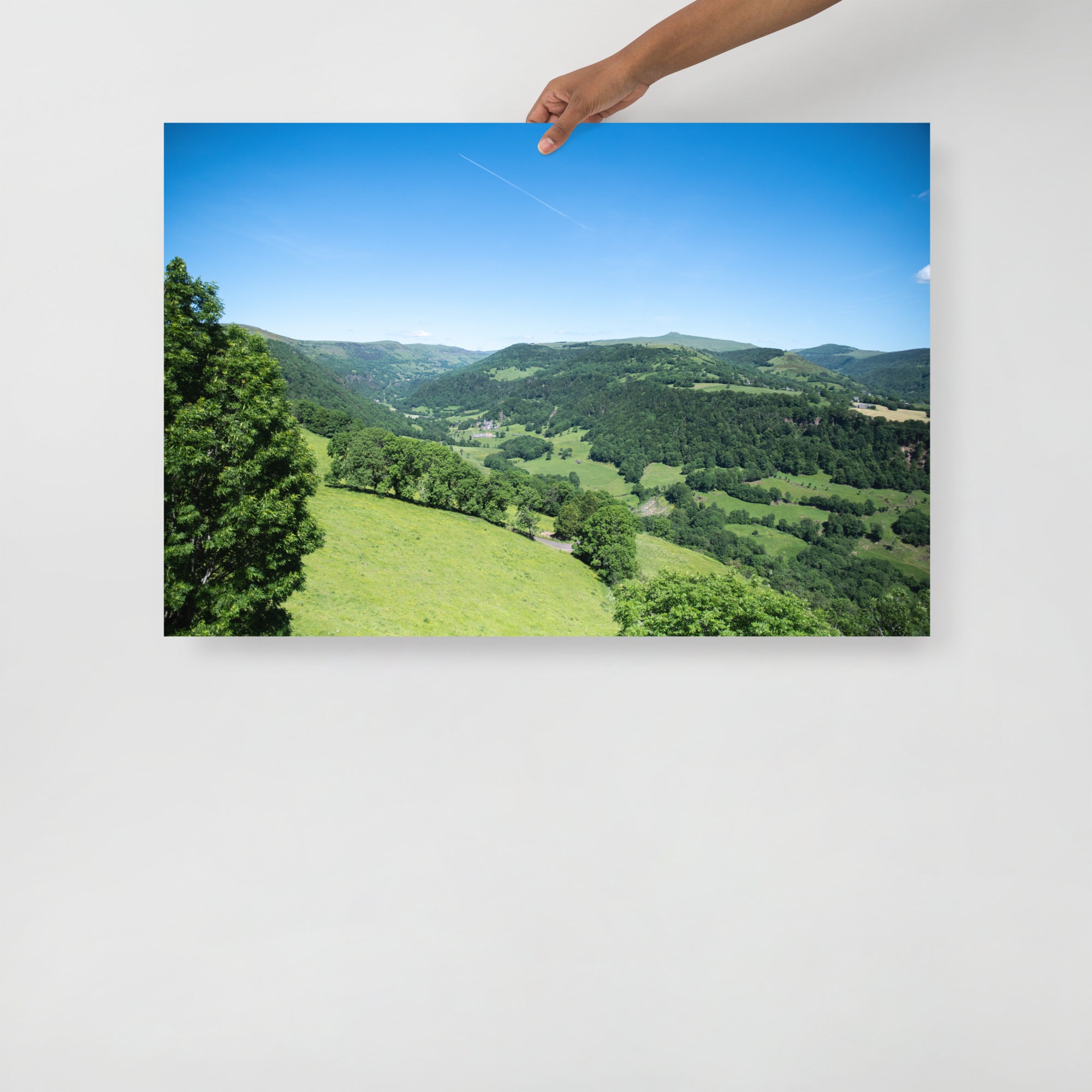 Poster mural - Auvergne N02 – Photographie de paysage – Poster photo, poster XXL, Photo d’art, photographie murale et des posters muraux des photographies de rue unique au monde. La boutique de posters créée par un Photographe français.