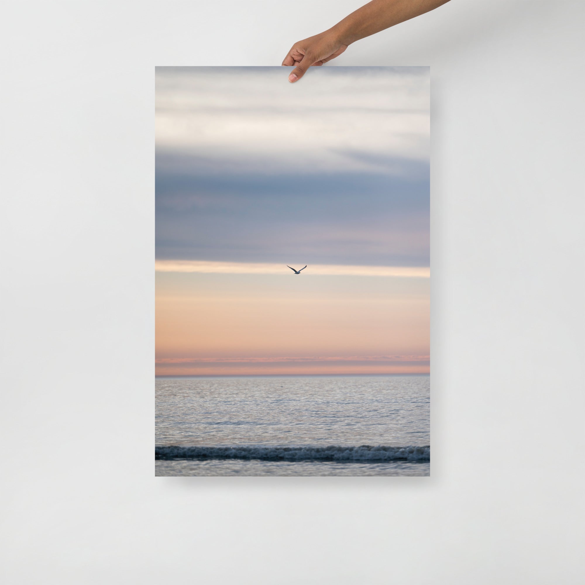 Poster mural - Plage du nord N01 – Photographie de paysage et coucher de soleil – Poster photo, poster XXL, photographie murale et des posters muraux unique au monde. La boutique de posters créée par Yann Peccard un Photographe français.