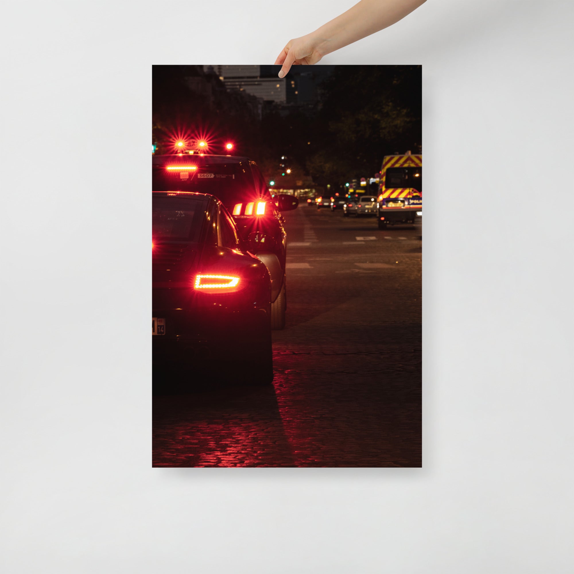 Poster mural - Porsche Carrera 4S – Photographie de voiture de sport – Poster photo, poster XXL, photographie murale et des posters muraux unique au monde. La boutique de posters créée par Yann Peccard un Photographe français.