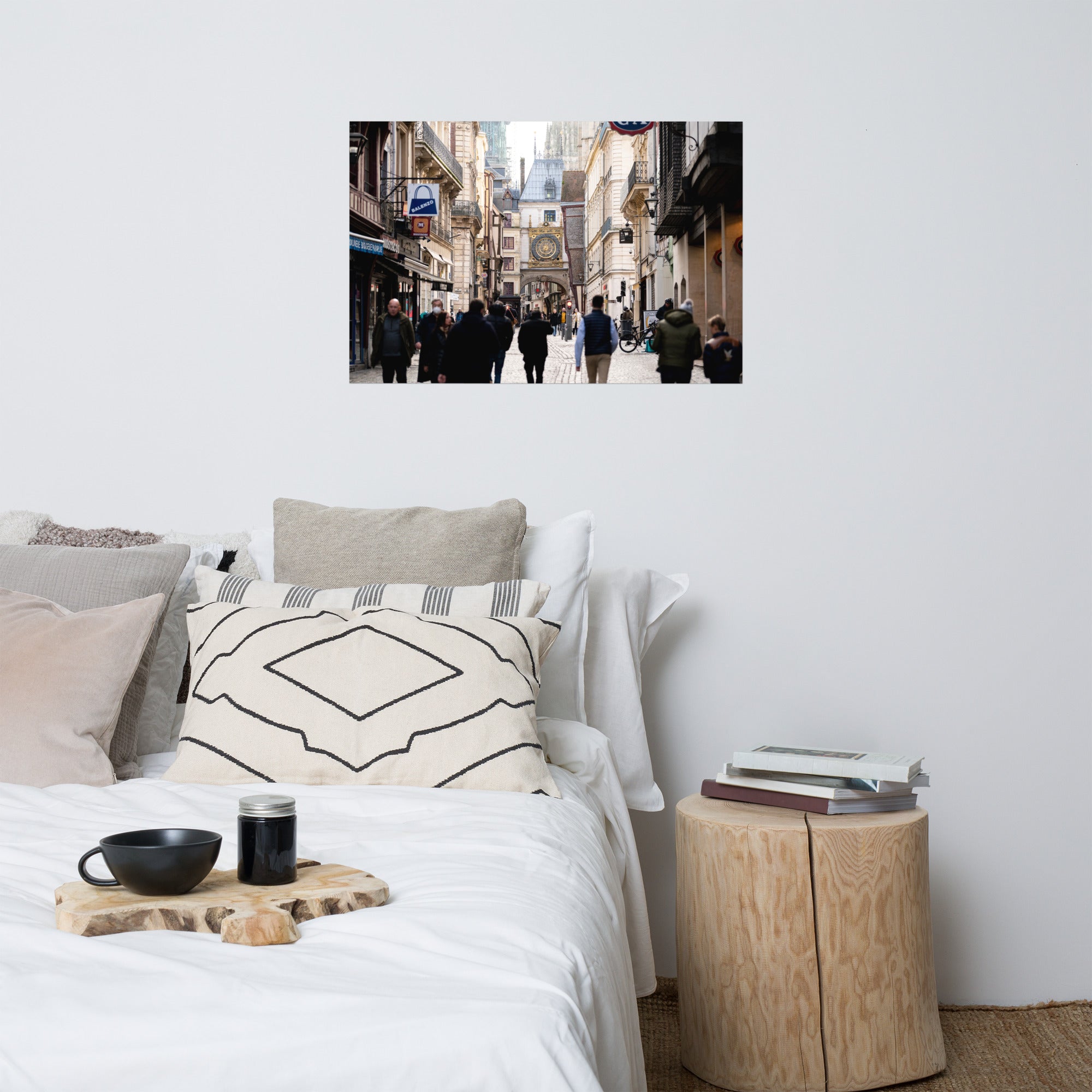 Poster mural – Rue du Gros Horloge - Photographie de rue