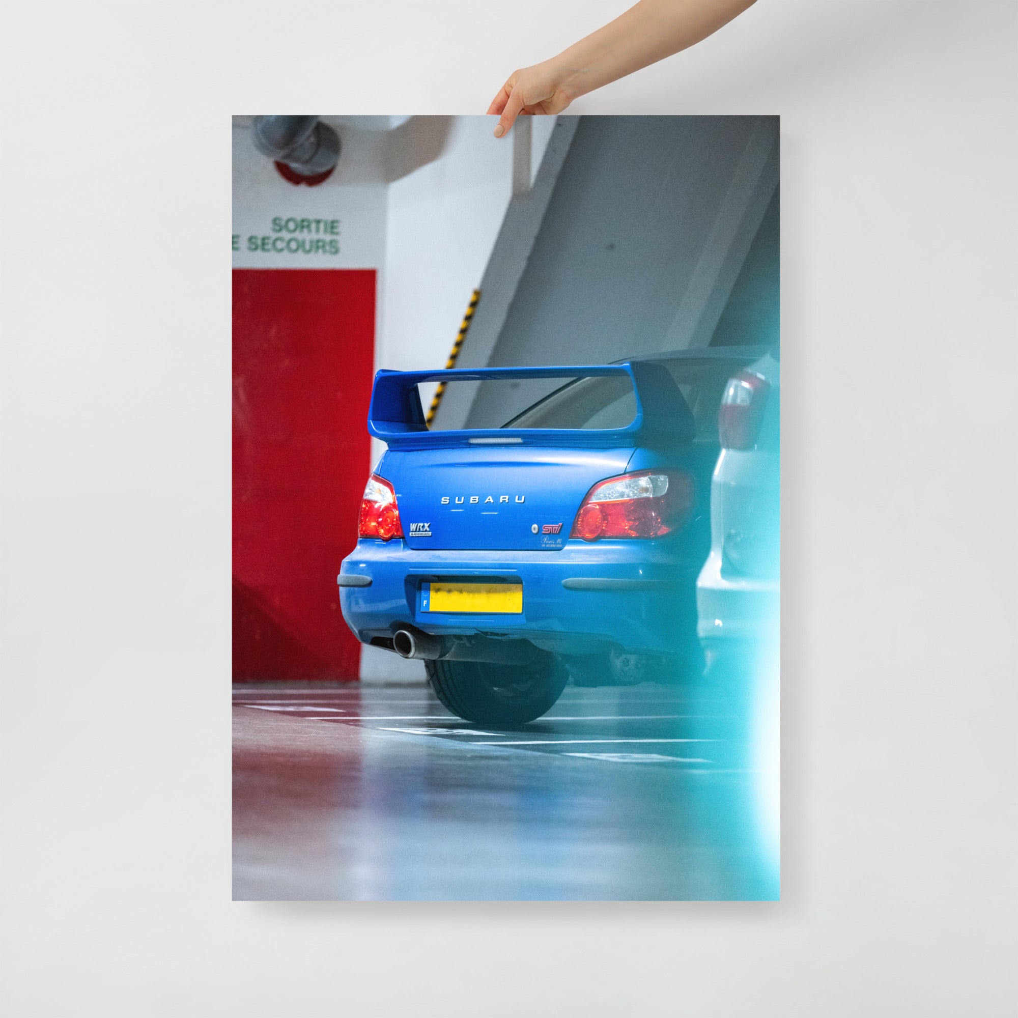 Poster mural - Subaru Impreza – Photographie de voiture – Poster photo, poster XXL, photographie murale et des posters muraux unique au monde. La boutique de posters créée par Yann Peccard un Photographe français.