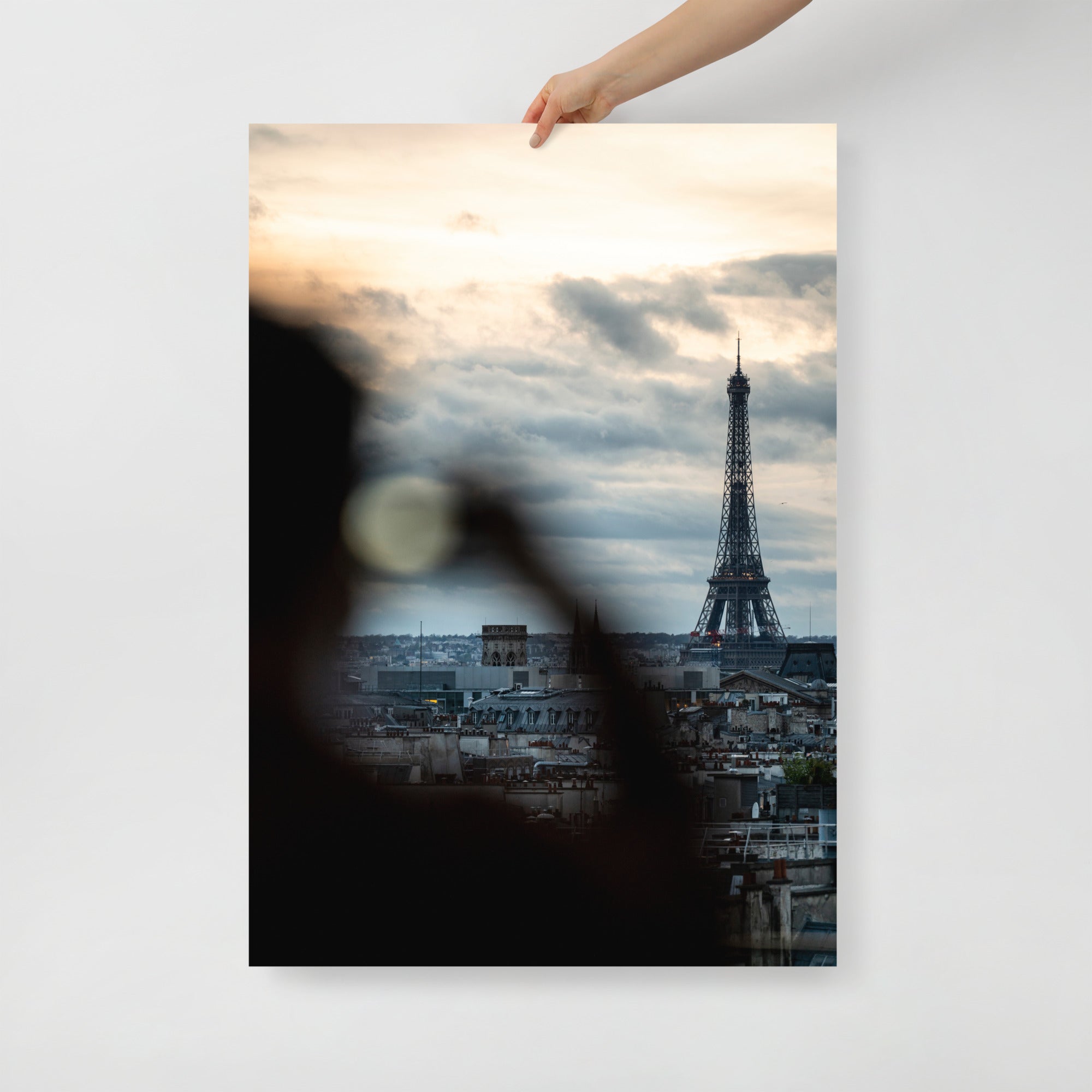 Poster mural - Vue du centre Pompidou – Photographie Paris – Poster photographie, photographie murale et des posters muraux unique au monde. La boutique de posters créée par Yann Peccard un Photographe français.