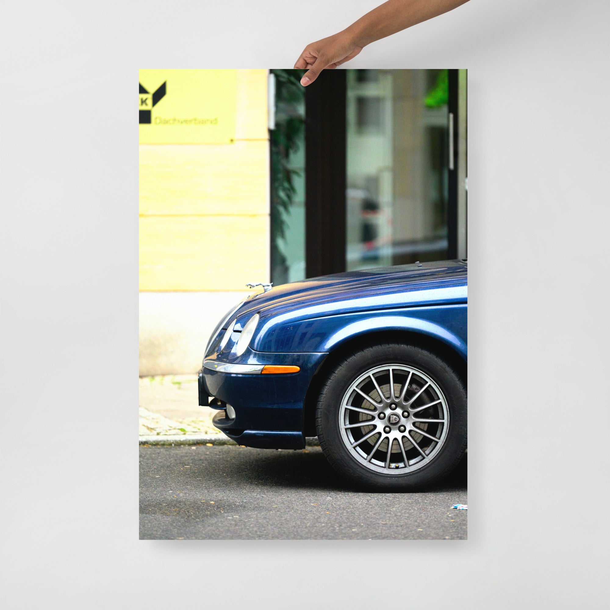 Poster mural - Jaguar s-type – Photographie de voiture – Poster photo, poster XXL, Photo d’art, photographie murale et des posters muraux des photographies de rue unique au monde. La boutique de posters créée par un Photographe français.