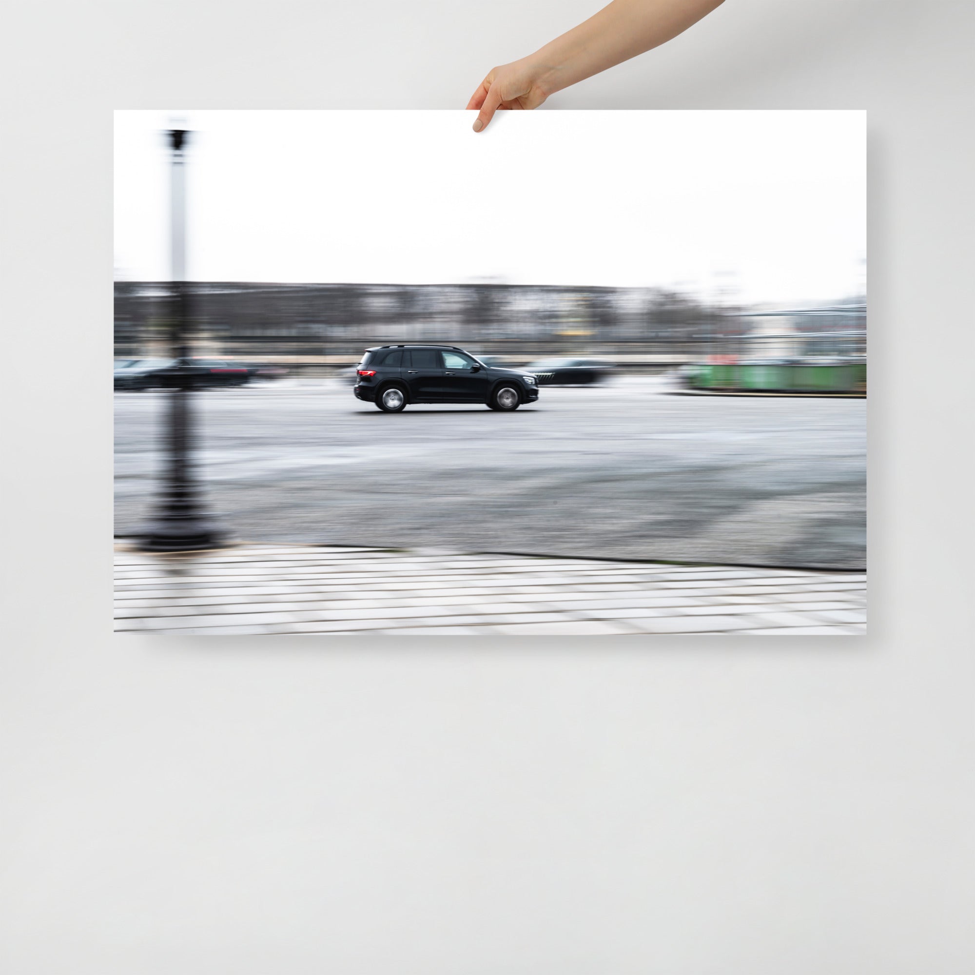 Poster mural - Mercedes GLB – Photographie de voiture – Poster photo, poster XXL, photographie murale et des posters muraux unique au monde. La boutique de posters créée par Yann Peccard un Photographe français.