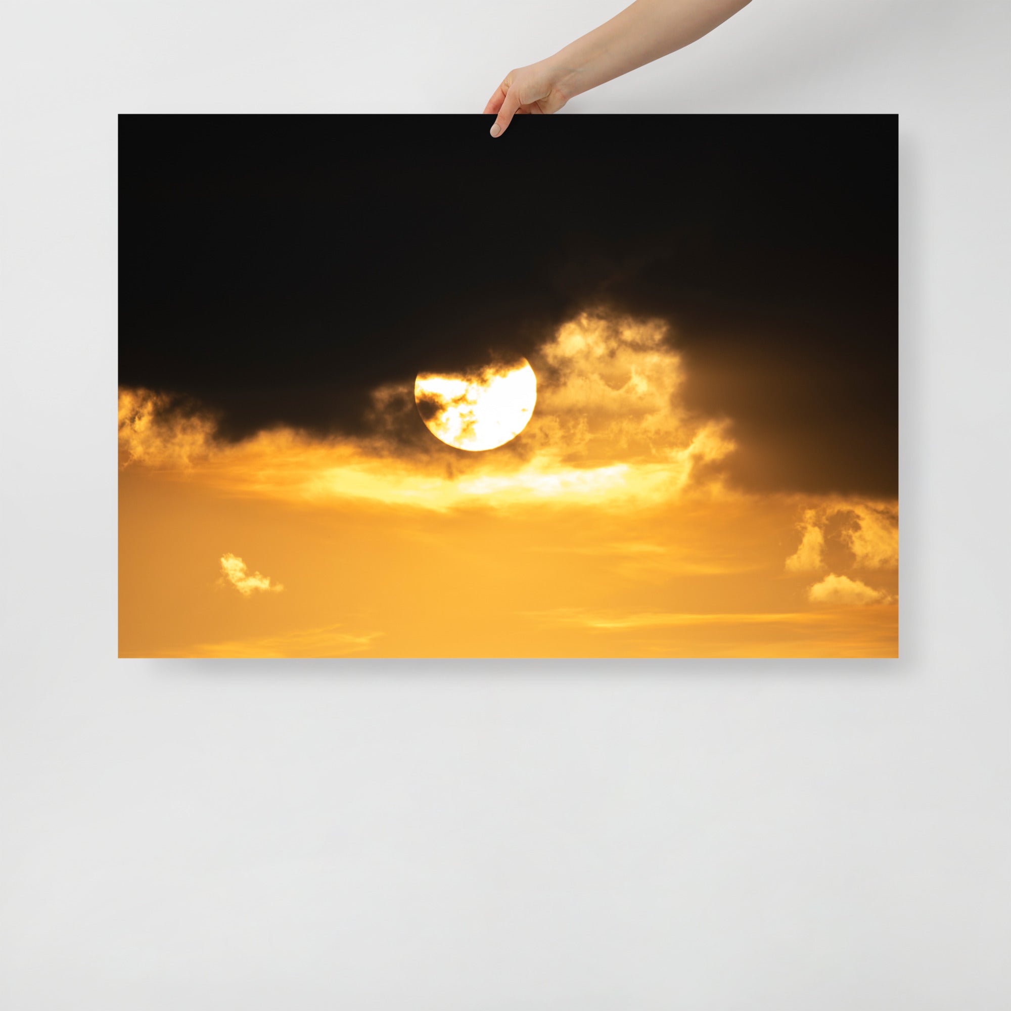 Poster mural - Coucher de soleil N04 – Photographie coucher de soleil – Poster photo, poster XXL, Photo d’art, photographie murale et des posters muraux des photographies de rue unique au monde. La boutique de posters créée par un Photographe français.