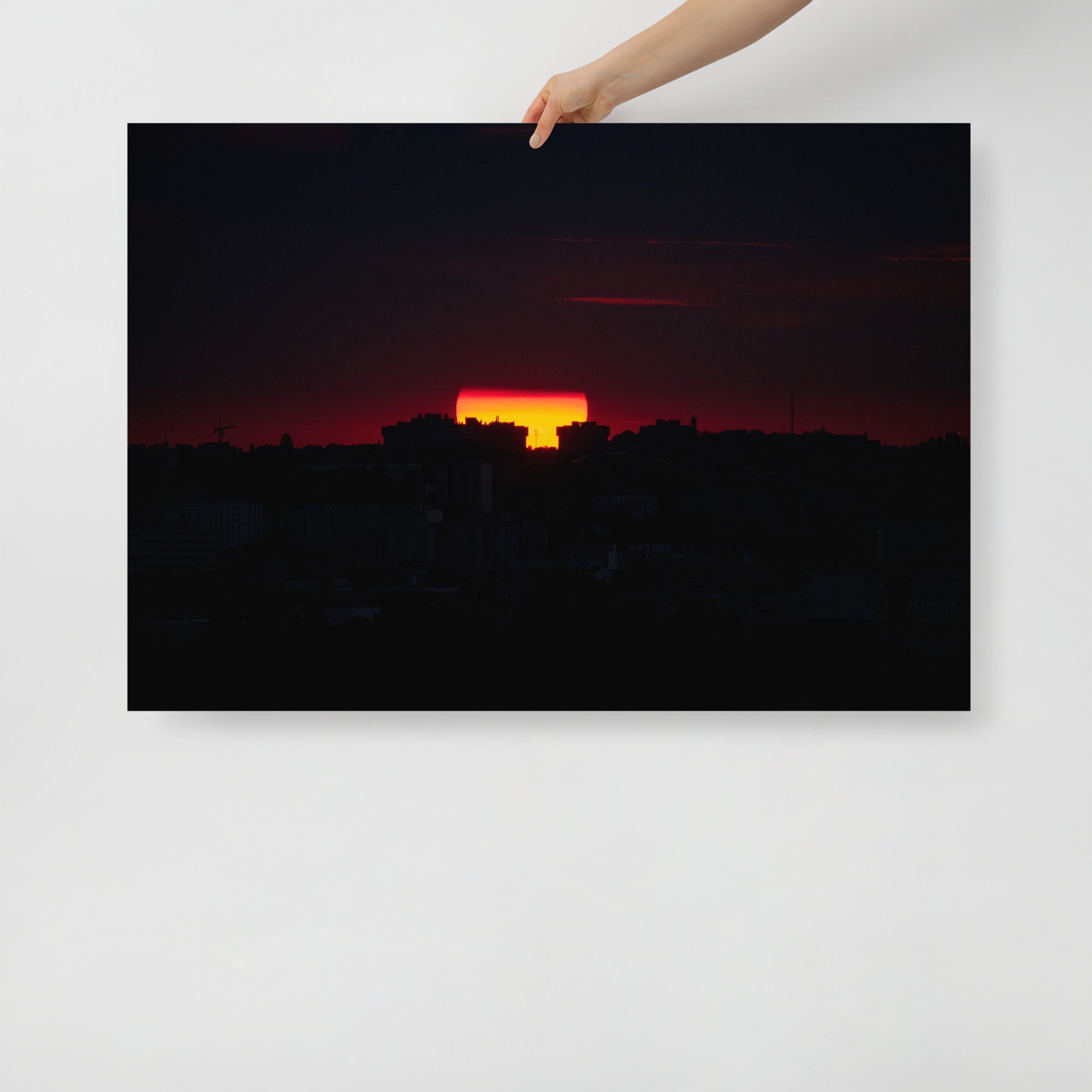 Poster mural - Coucher de soleil N06 – Photographie coucher de soleil – Poster photo, poster XXL, Photo d’art, photographie murale et des posters muraux des photographies de rue unique au monde. La boutique de posters créée par un Photographe français.