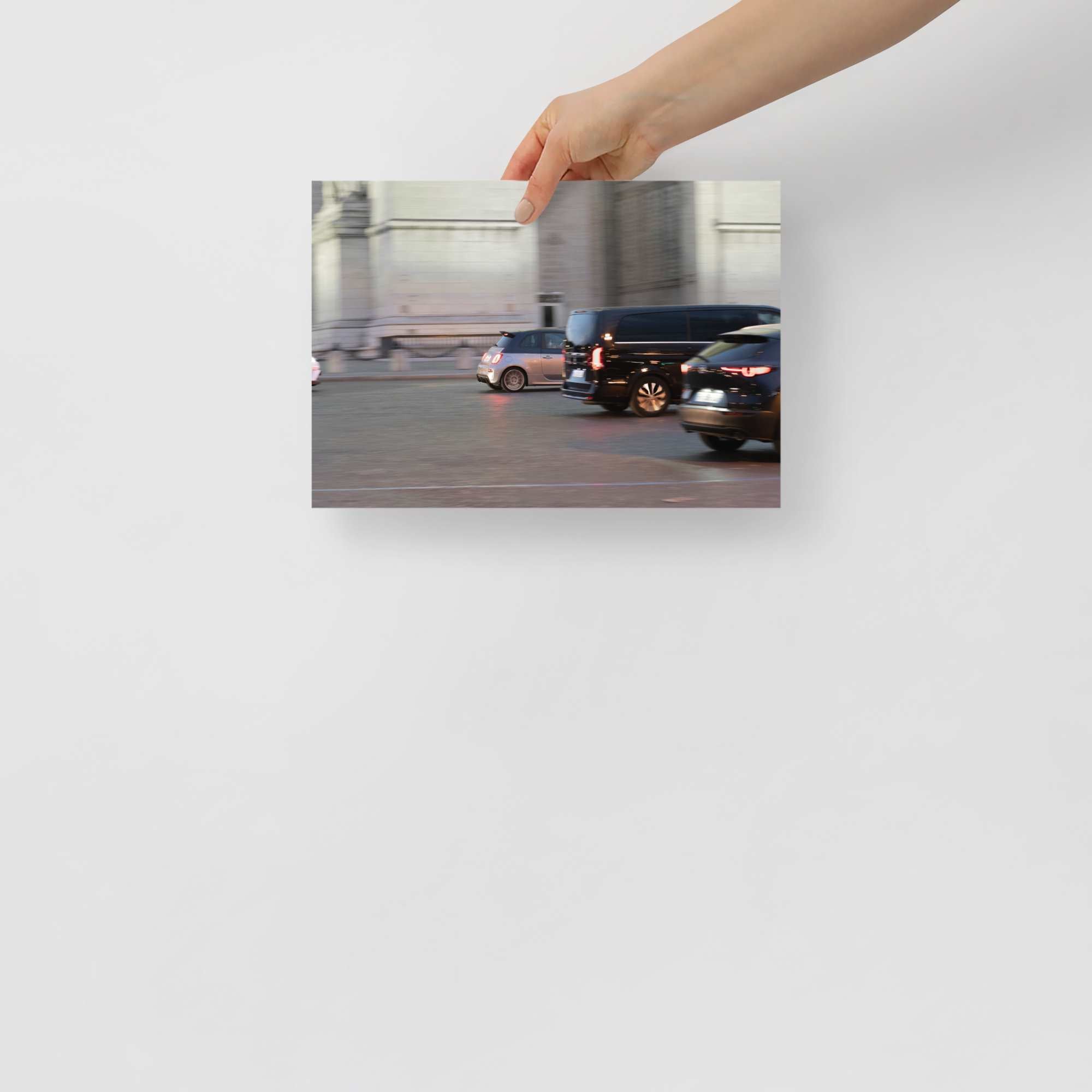 Poster mural - Fiat 500 Abarth – Photographie de voiture – Poster photo, poster XXL, Photo d’art, photographie murale et des posters muraux des photographies de rue unique au monde. La boutique de posters créée par un Photographe français.