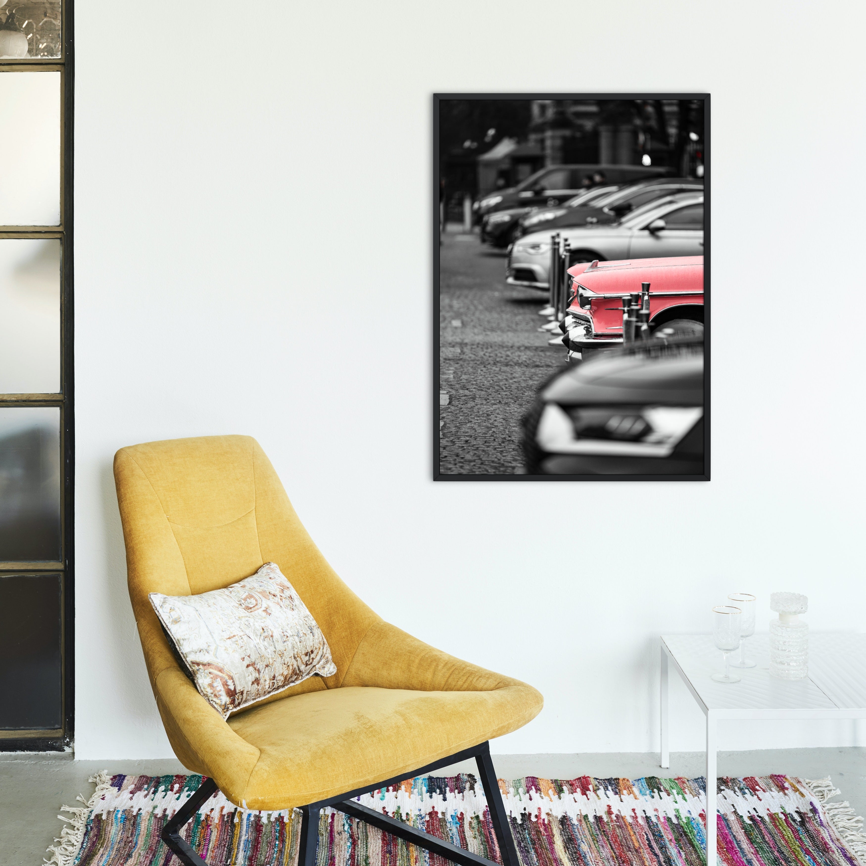 Poster mural - Cadillac Eldorado – Photographie de voiture – Poster photo, poster XXL, Photo d’art, photographie murale et des posters muraux des photographies de rue unique au monde. La boutique de posters créée par un Photographe français.