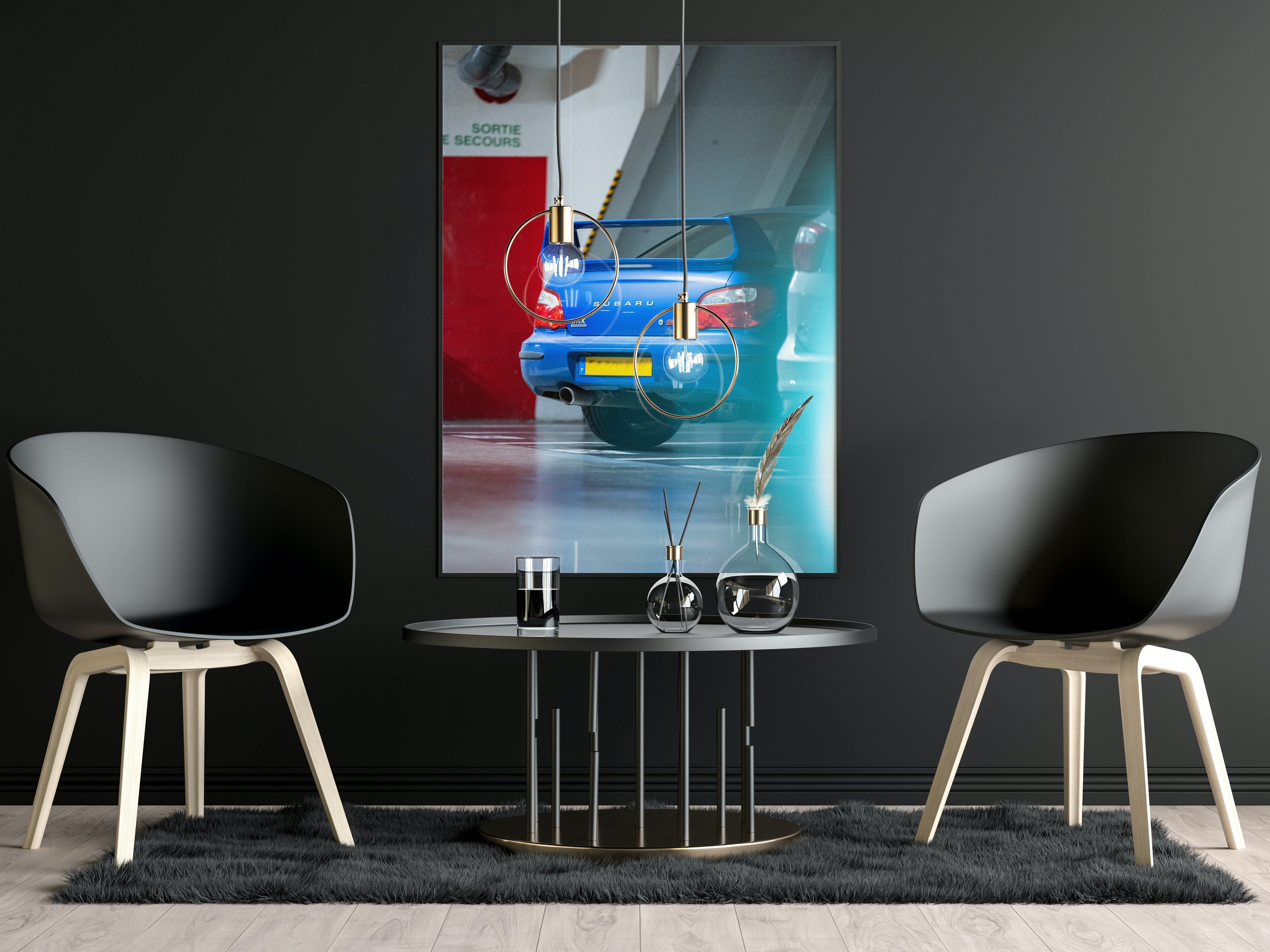 Poster mural - Subaru Impreza – Photographie de voiture – Poster photo, poster XXL, photographie murale et des posters muraux unique au monde. La boutique de posters créée par Yann Peccard un Photographe français.