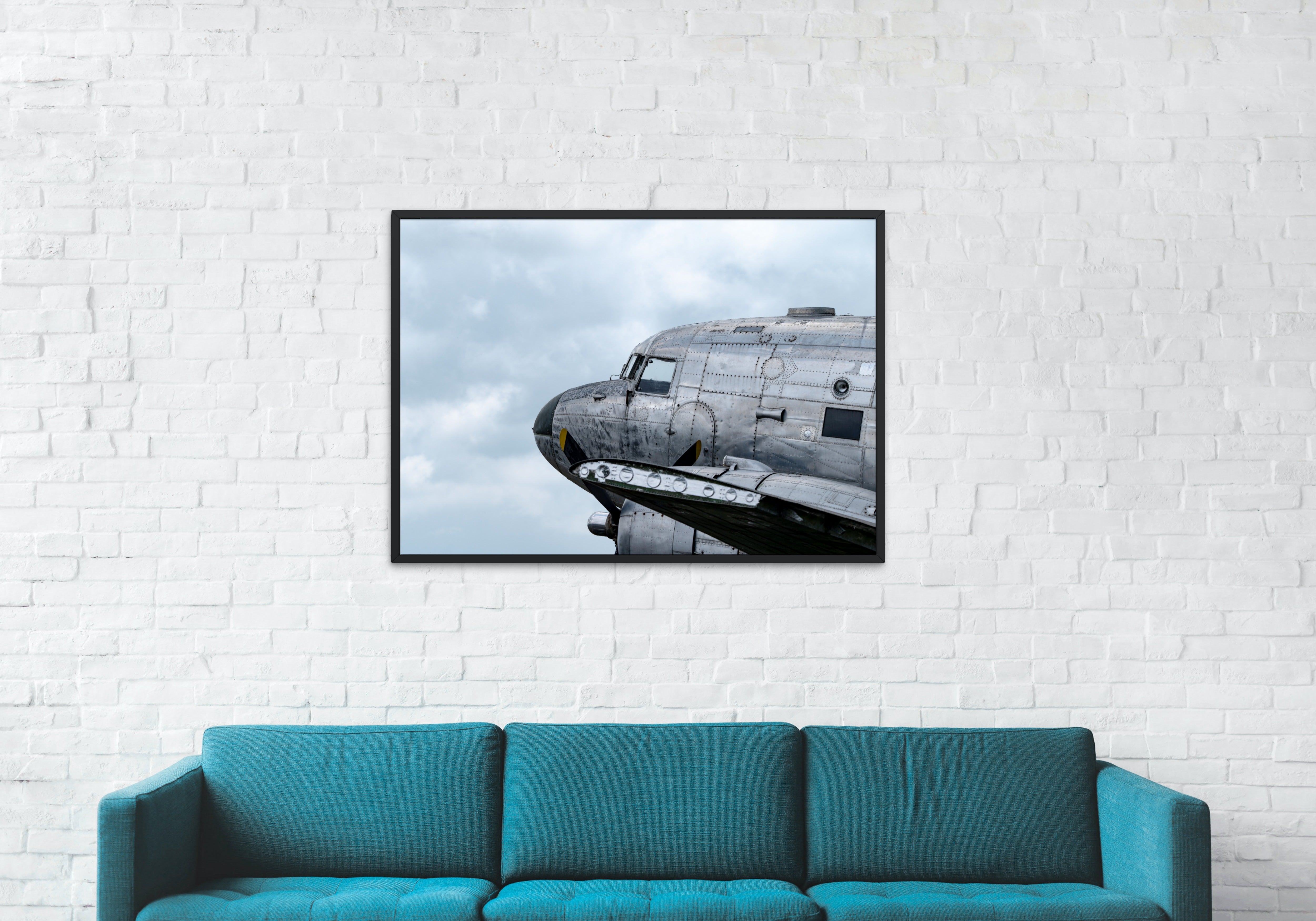 Poster mural - Avion douglas dc3 N01 – Photographie d'avion – Poster photo, poster XXL, Photo d’art, photographie murale et des posters muraux des photographies de rue unique au monde. La boutique de posters créée par un Photographe français.