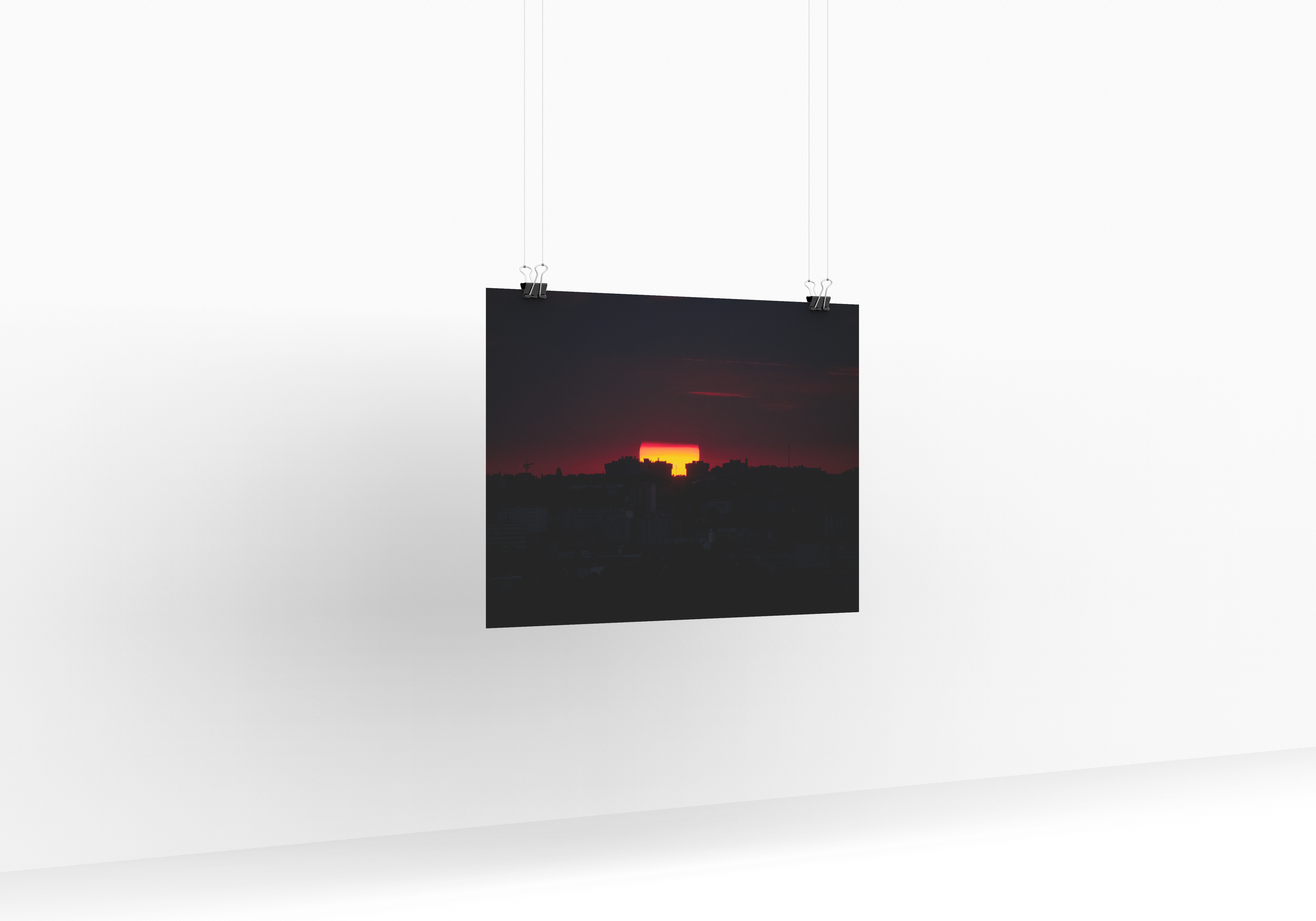 Poster mural - Coucher de soleil N06 – Photographie coucher de soleil – Poster photo, poster XXL, Photo d’art, photographie murale et des posters muraux des photographies de rue unique au monde. La boutique de posters créée par un Photographe français.