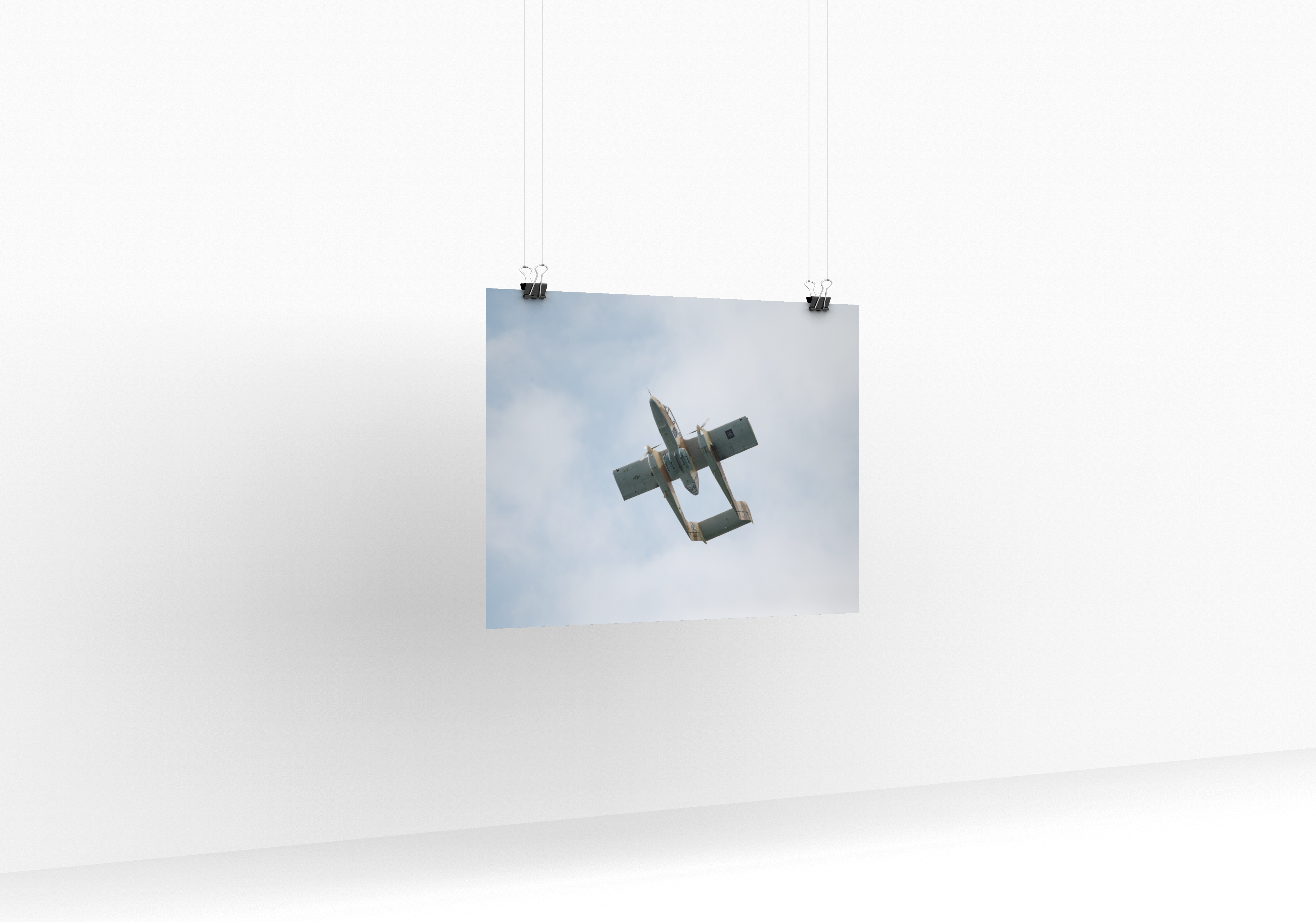 Poster mural - Ov-10 bronco – Photographie d'avion de guerre – Poster photo, poster XXL, photographie murale et des posters muraux unique au monde. La boutique de posters créée par Yann Peccard un Photographe français.