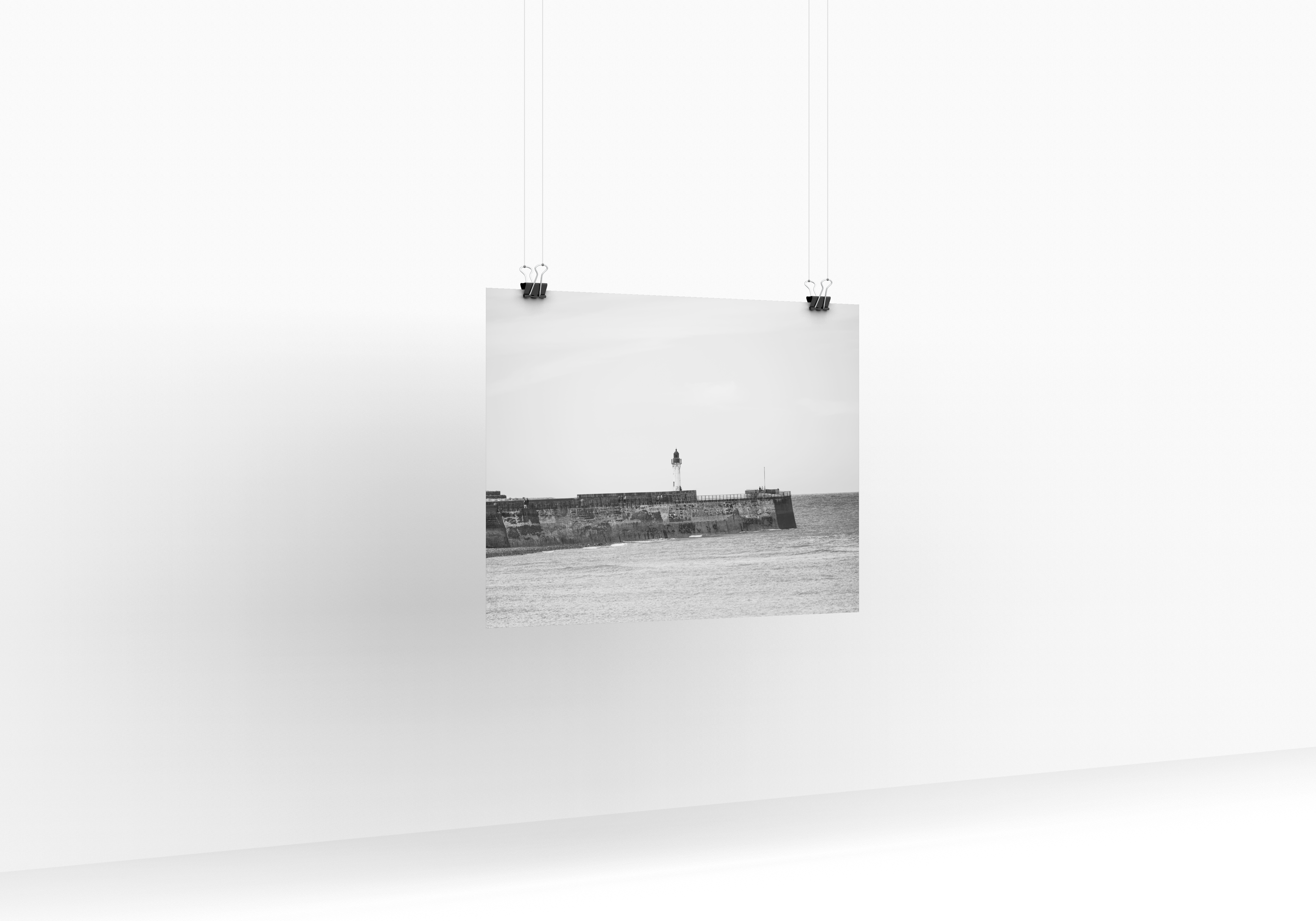 Poster mural - Phare de Normandie – Photographie de paysage – Poster photo, poster XXL, photographie murale et des posters muraux unique au monde. La boutique de posters créée par Yann Peccard un Photographe français.