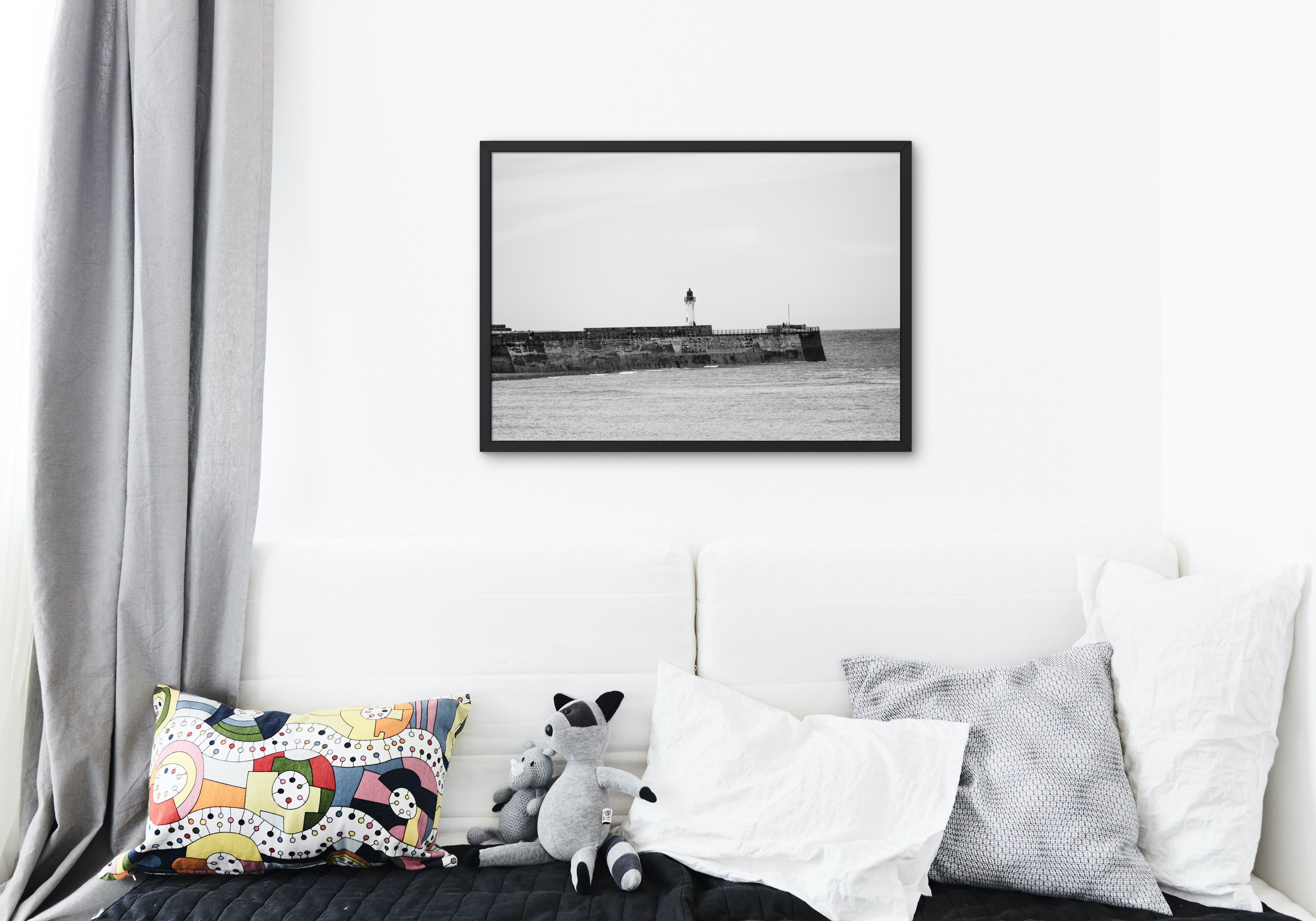 Poster mural - Phare de Normandie – Photographie de paysage – Poster photo, poster XXL, photographie murale et des posters muraux unique au monde. La boutique de posters créée par Yann Peccard un Photographe français.
